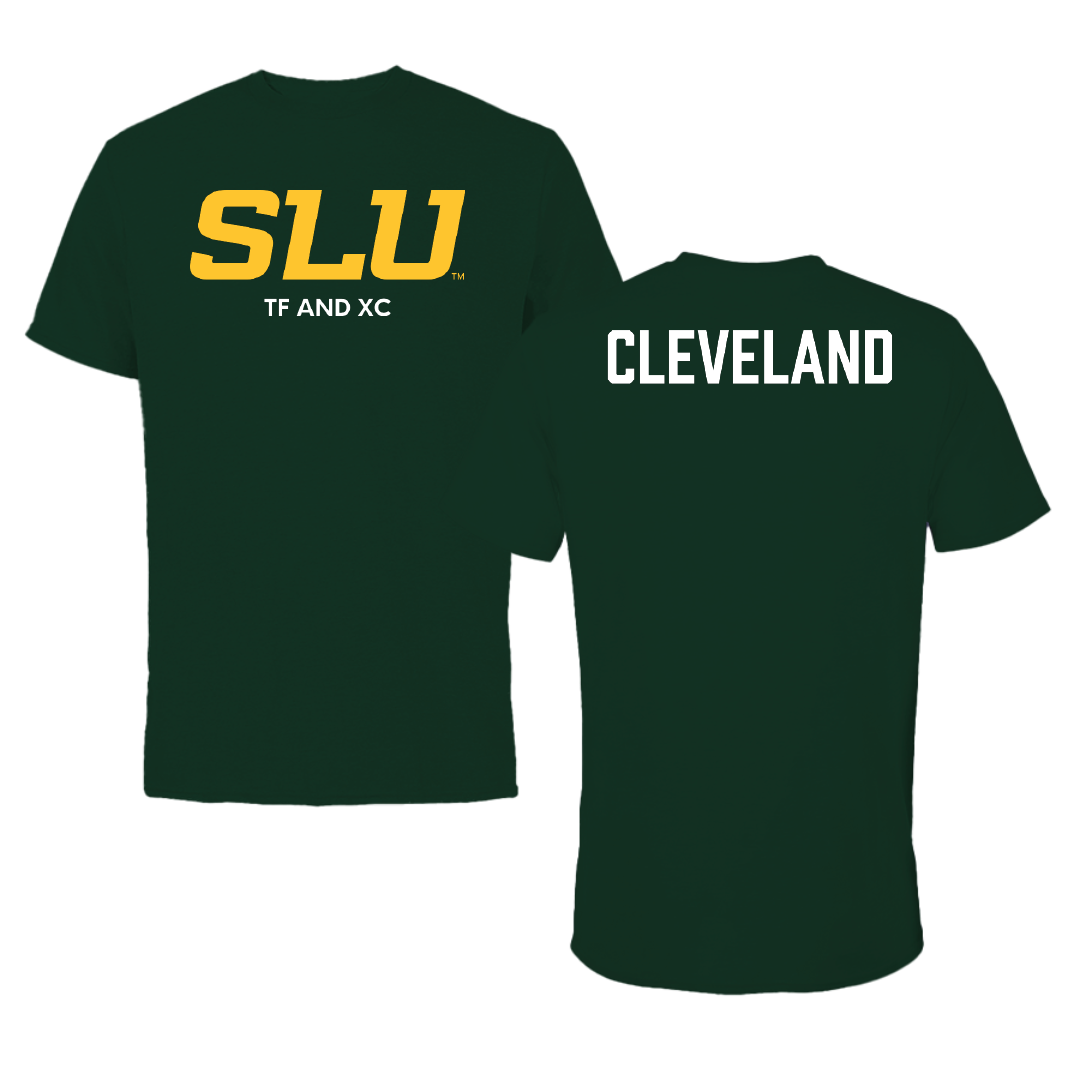 Southeastern Louisiana University TF and XC Forest Green Performance Tee - Alexandra Cleveland