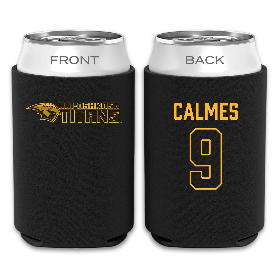 University of Wisconsin-Oshkosh Softball Black Can Cooler - #9 Skyler Calmes