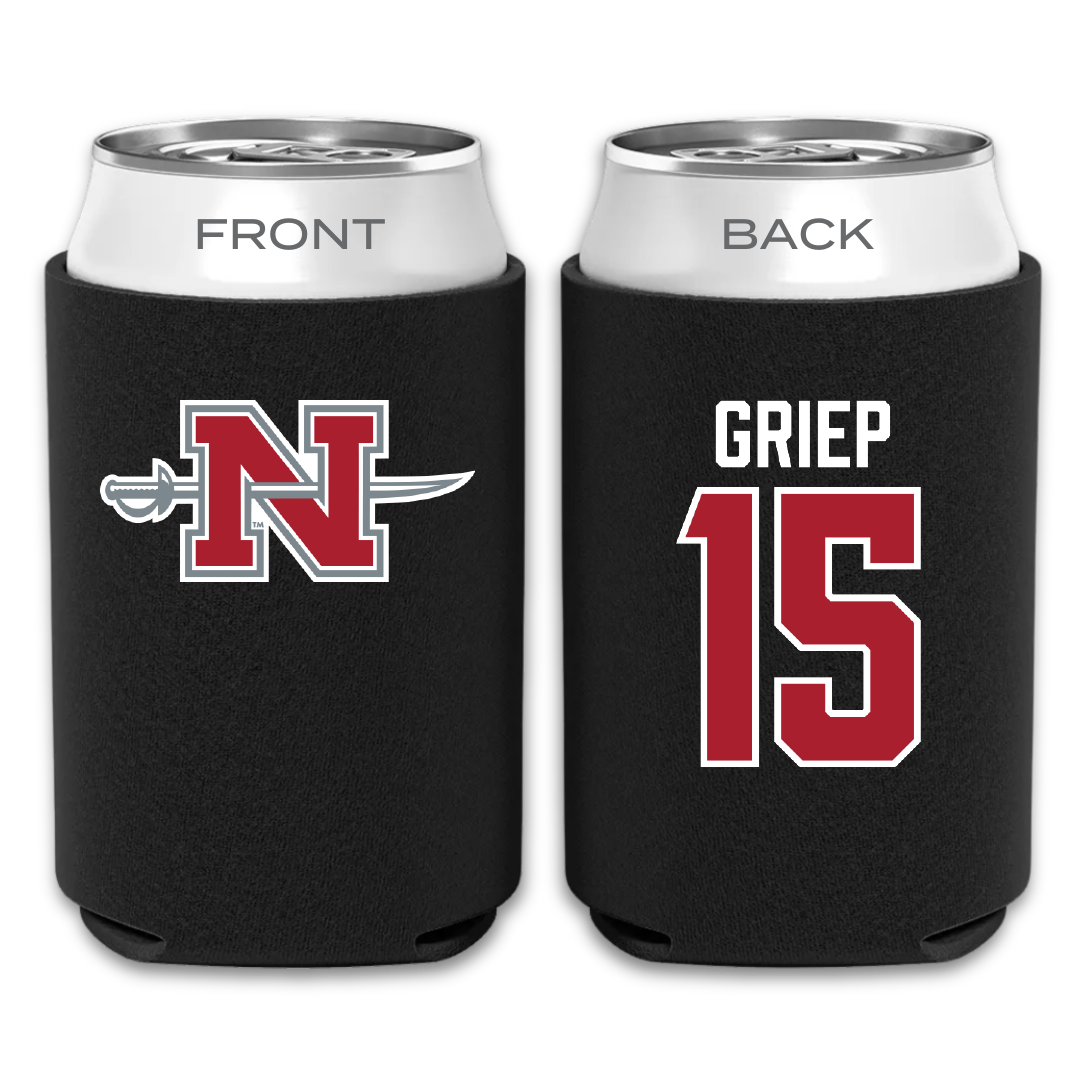 Nicholls State University Soccer Black Can Cooler - #15 Ryan Griep