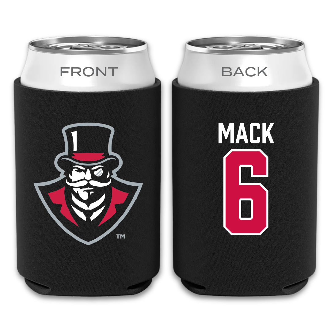 Austin Peay State University Soccer Black Can Cooler - #6 Aniyah Mack