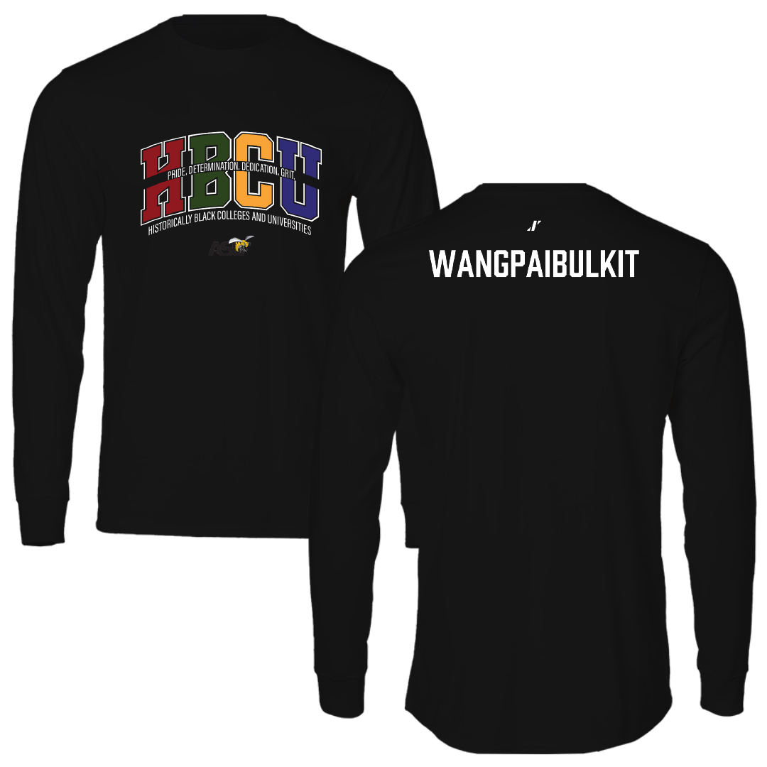 Alabama State University Golf Black HBCU Long Sleeve - Chotithuch Wangpaibulkit