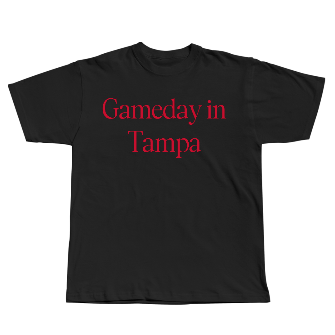 University of Tampa Baseball Black Gameday Tee - #0 Logan Wash