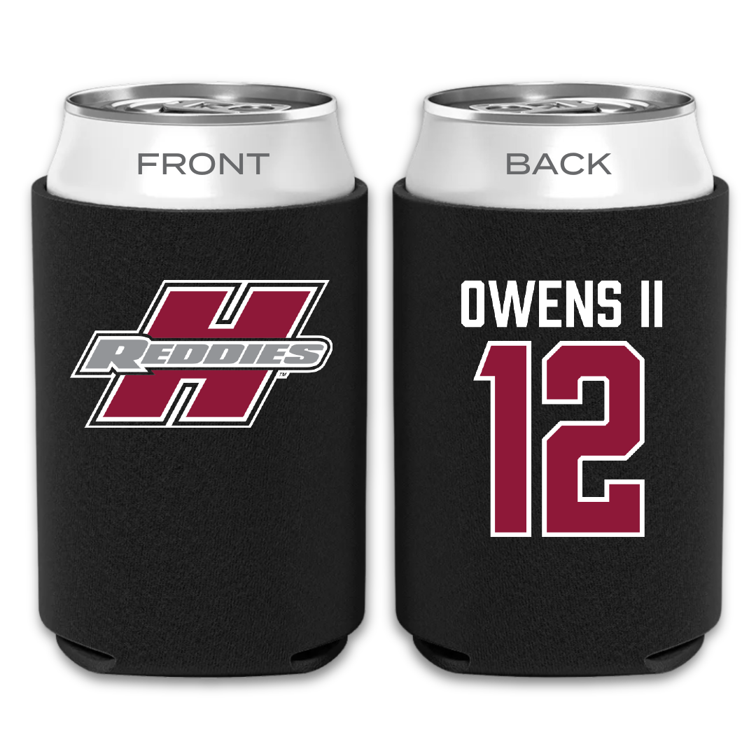 Henderson State University Football Black Can Cooler - #12 Kirby Owens II
