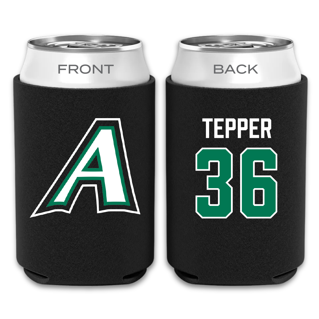 Adams State University Lacrosse Black Can Cooler - #36 Nolan Tepper
