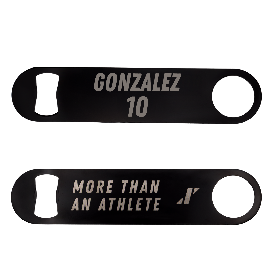 University of Idaho Basketball Black Bottle Opener - #10 Kristian Gonzalez