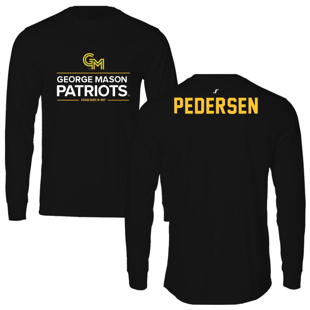 George Mason University Wrestling Black General Performance Long Sleeve - Colin Pedersen