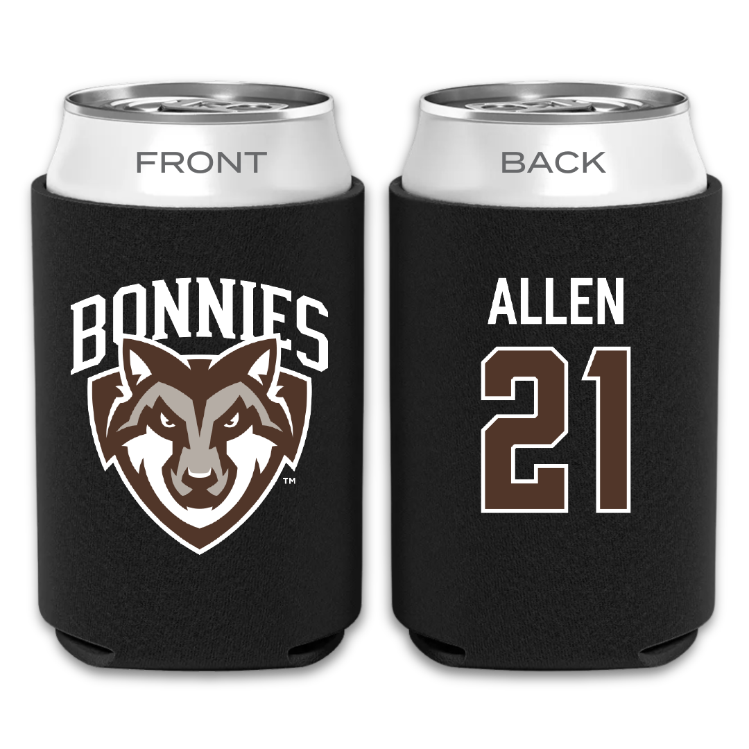 St. Bonaventure University Soccer Black Can Cooler - #21 Olivia Allen