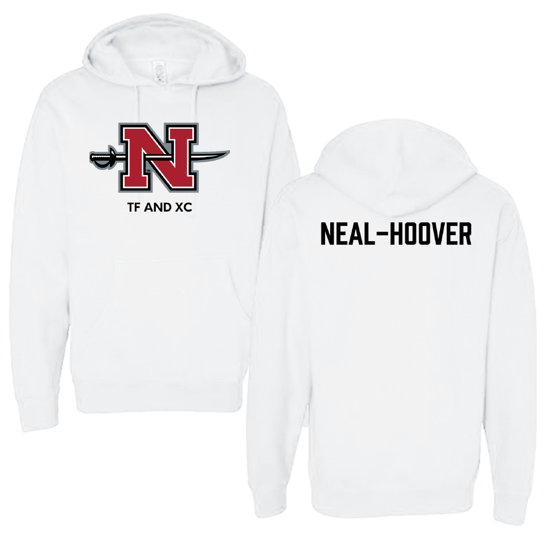 Nicholls State University TF and XC White Hoodie - Cherie Neal-Hoover