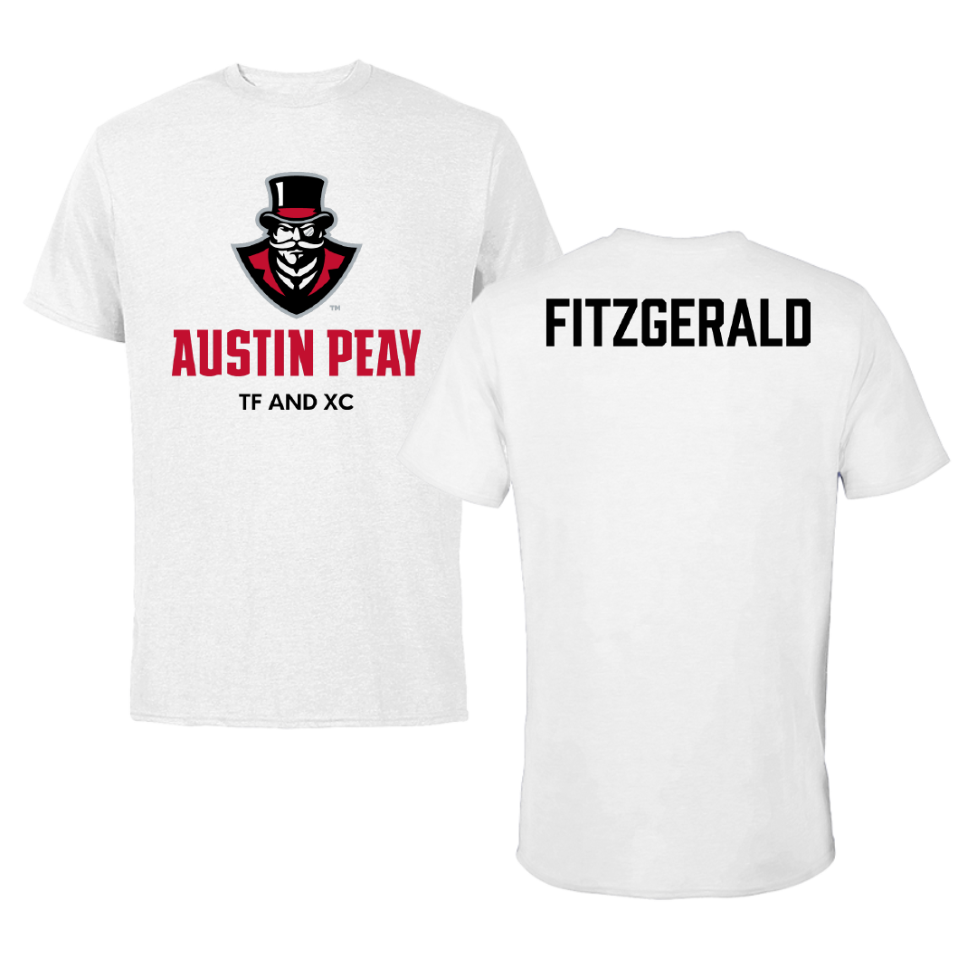 Austin Peay State University TF and XC White Tee - Jack Fitzgerald