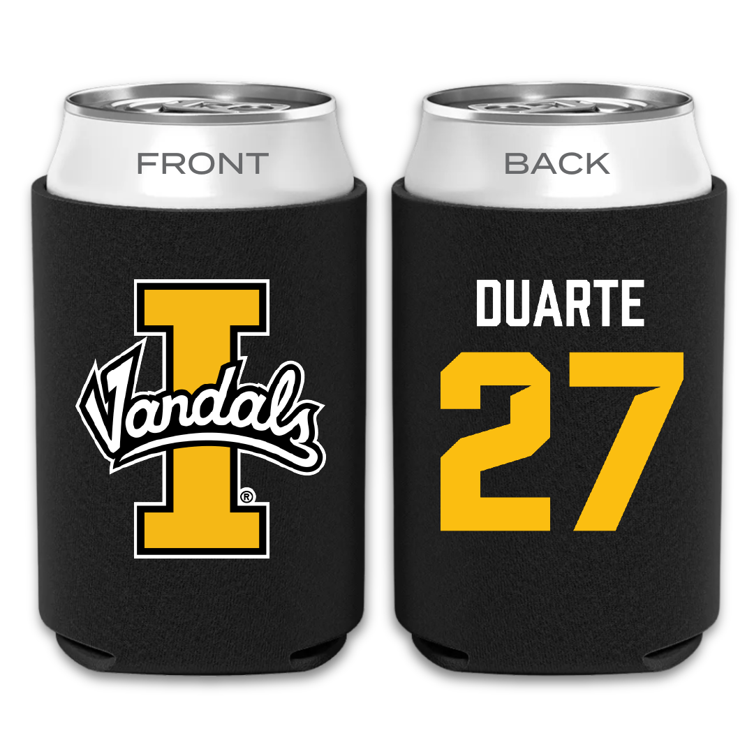 University of Idaho Soccer Black Can Cooler - #27 Leslie Duarte