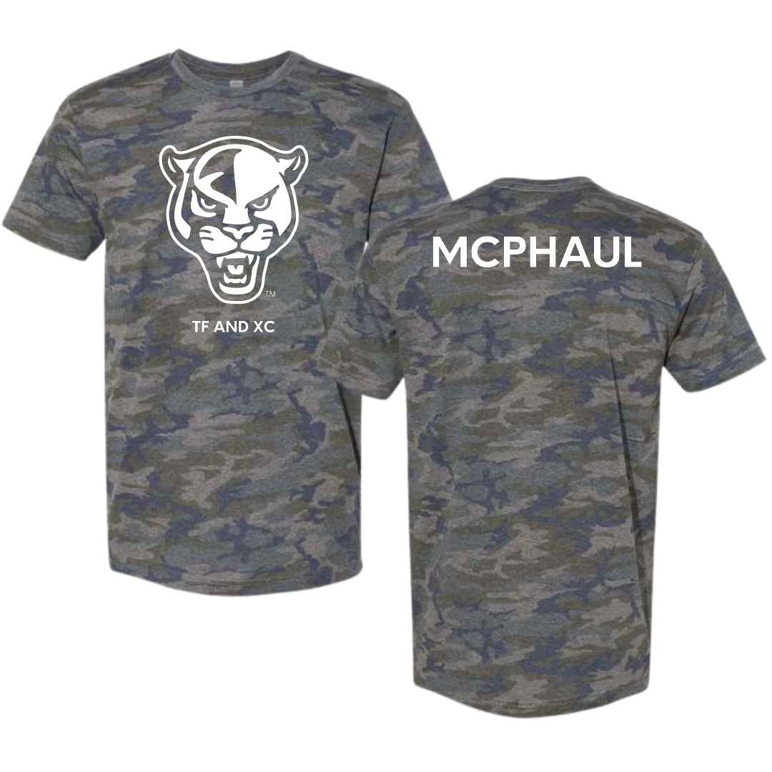 Florida International University TF and XC Vintage Camo Tee - Tiana McPhaul
