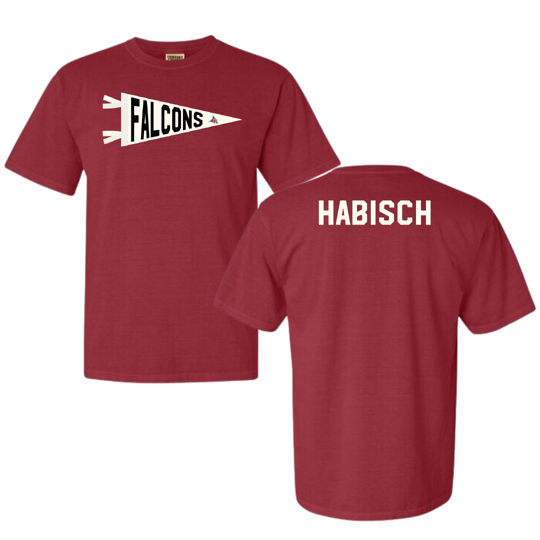 University of Wisconsin-River Falls TF and XC Crimson Pennant Comfort Colors Tee - Zane Habisch