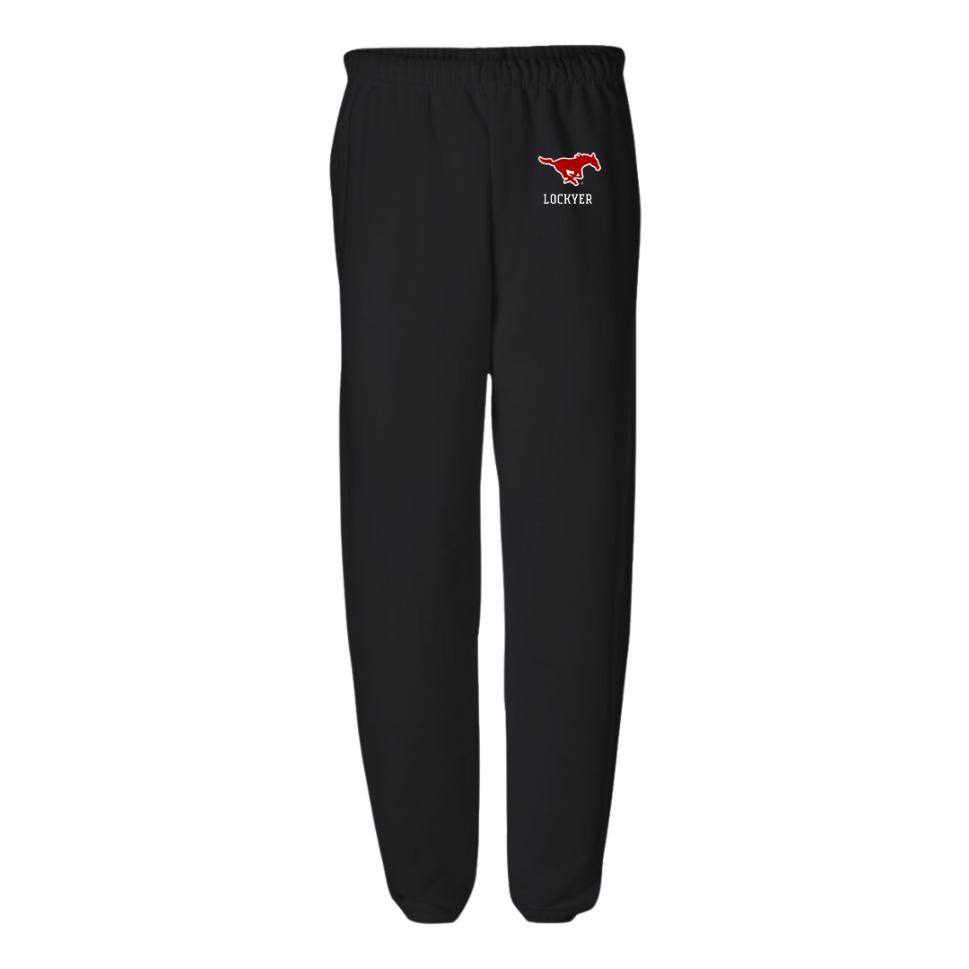 Southern Methodist University Swimming & Diving Black Sweatpants - Hannah Lockyer