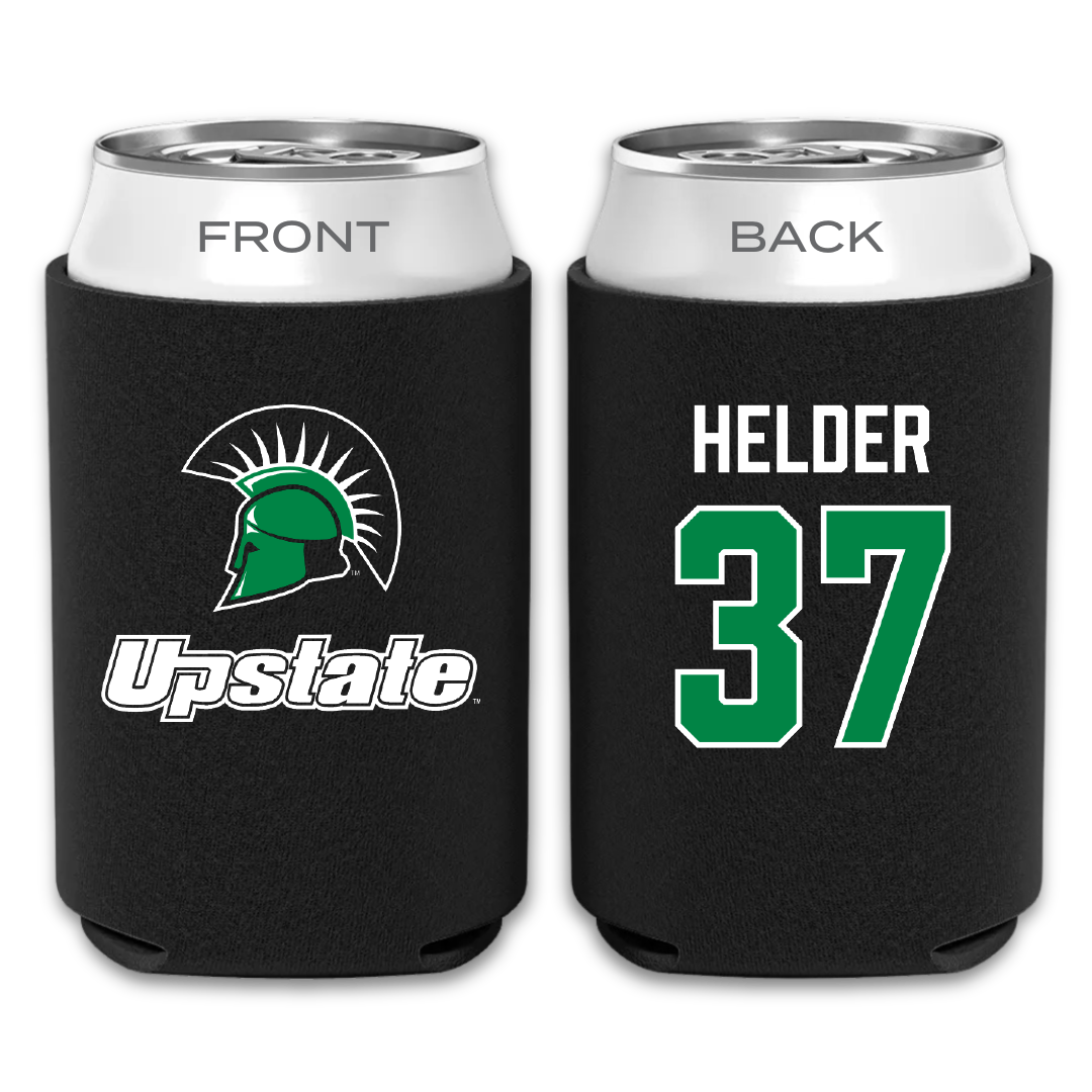 University of South Carolina-Upstate Baseball Black Can Cooler - #37 Gabe Helder