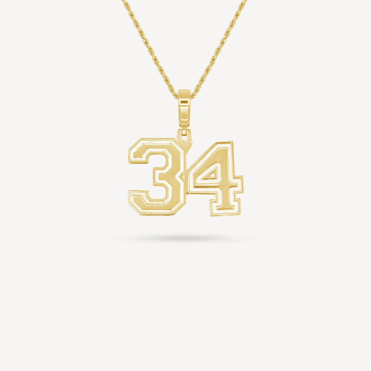 Gold Presidents Pendant and Chain - #34 Ryan Thompson