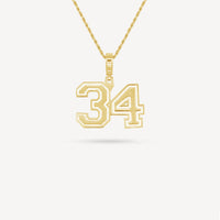 Gold Presidents Pendant and Chain - #34 Ryan Thompson