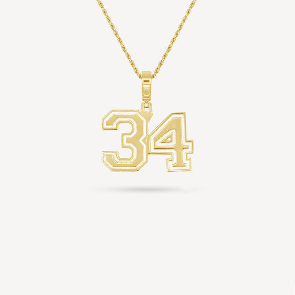 Gold Presidents Pendant and Chain - #34 Ryan Thompson