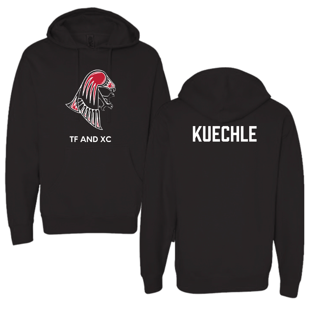 University of Wisconsin-River Falls TF and XC Black Hoodie - Cailyn Kuechle