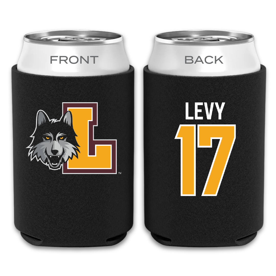Loyola University-Chicago Soccer Black Can Cooler - #17 Dylan Levy