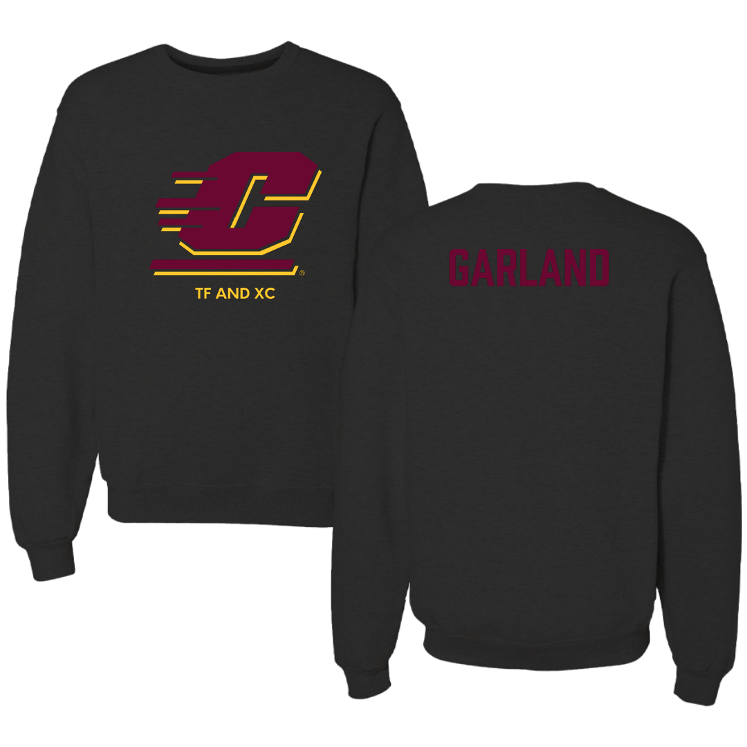 Central Michigan University TF and XC Black Crewneck - Sophia Garland