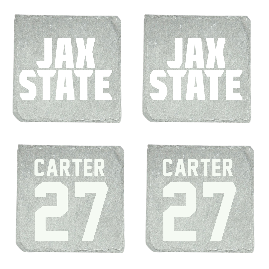 Jacksonville State University Softball Stone Coaster (4 Pack)  - #27 Kat Carter