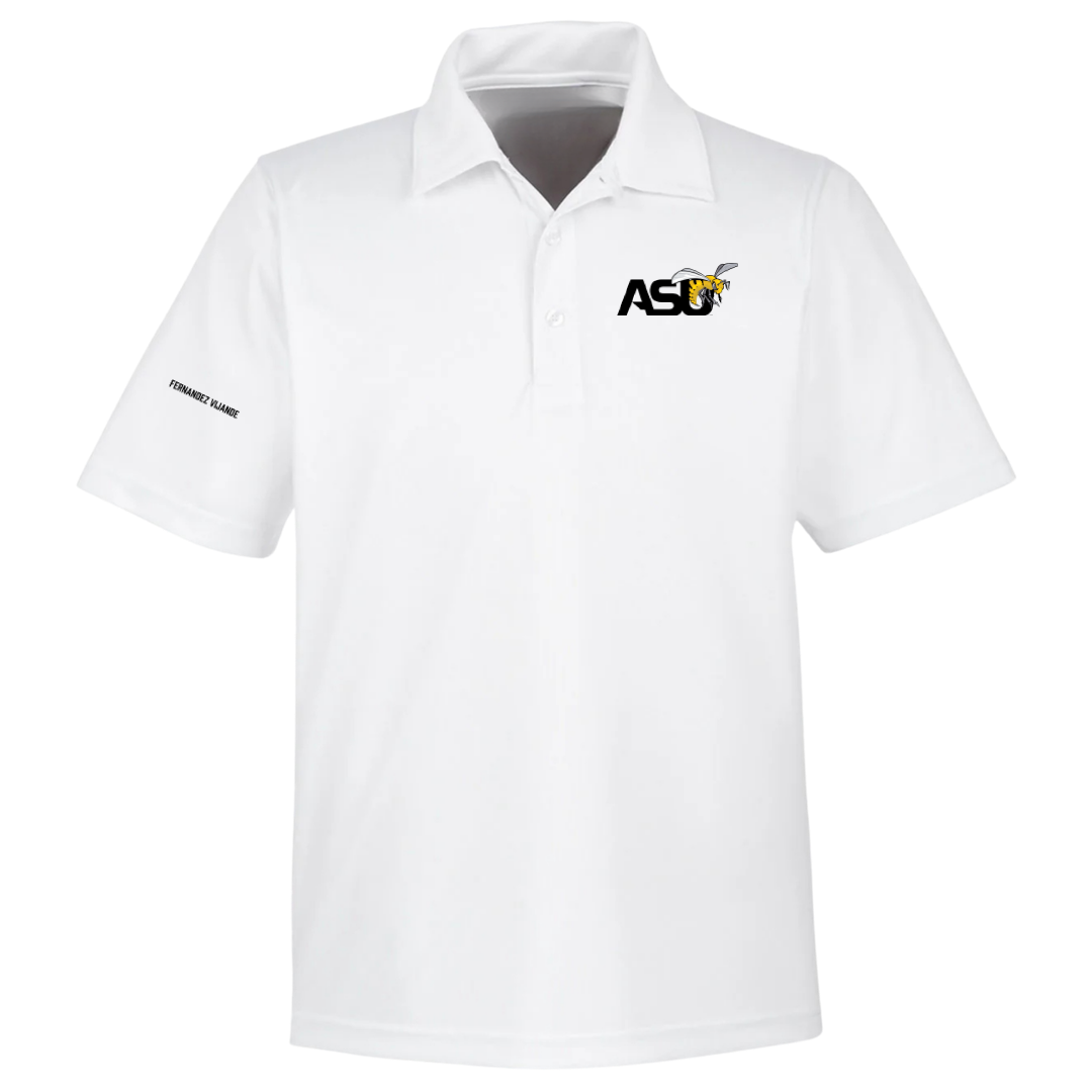 Alabama State University Golf (W) White Polo - Yaiza Fernandez Vijande