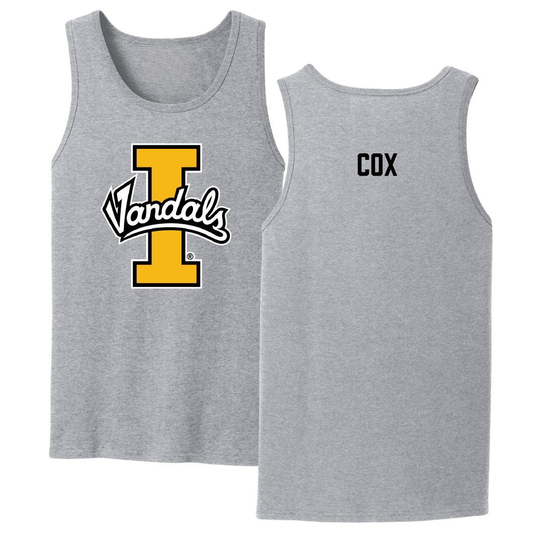 University of Idaho TF and XC Sport Gray Tank Top - Dante Cox