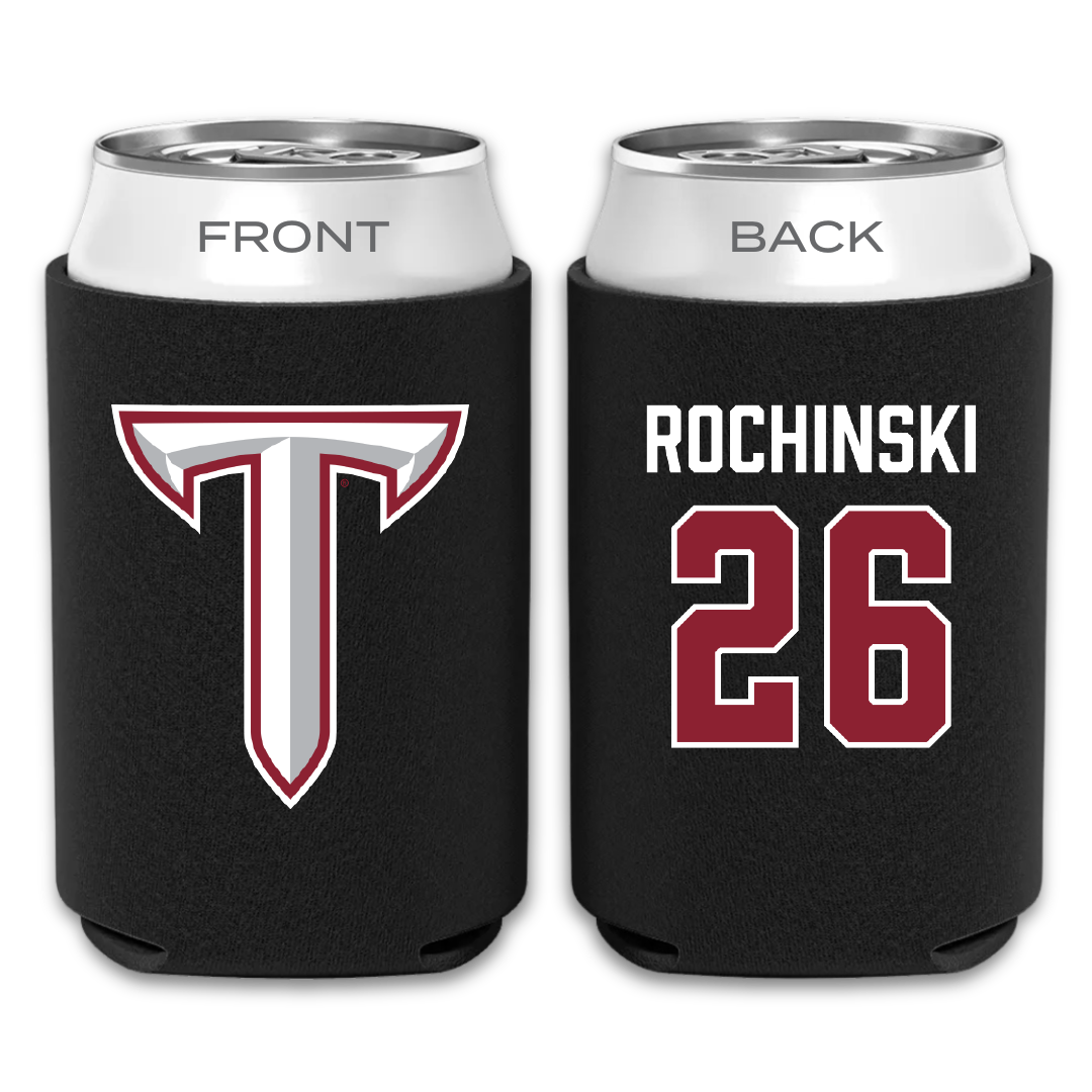 Troy University Softball Black Can Cooler - #26 Kalee Rochinski
