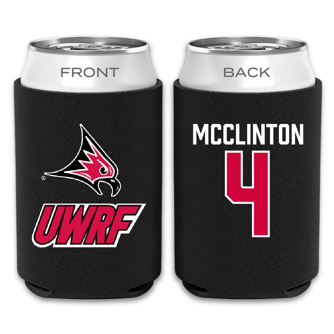 University of Wisconsin-River Falls Lacrosse Black Can Cooler - #4 Aliviah McClinton