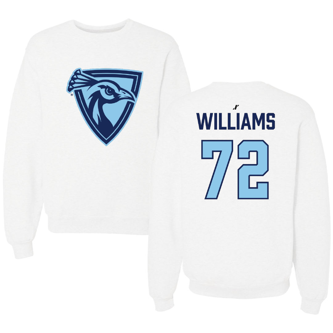 Upper Iowa University Football White Crewneck - #72 Caleb Williams