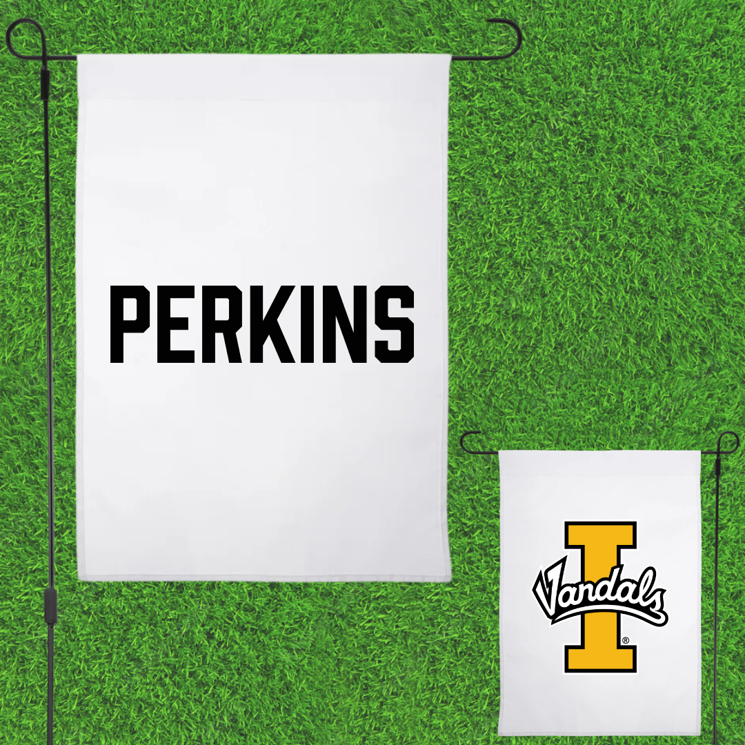 University of Idaho Swimming & Diving White Garden Flag - Amelia Perkins