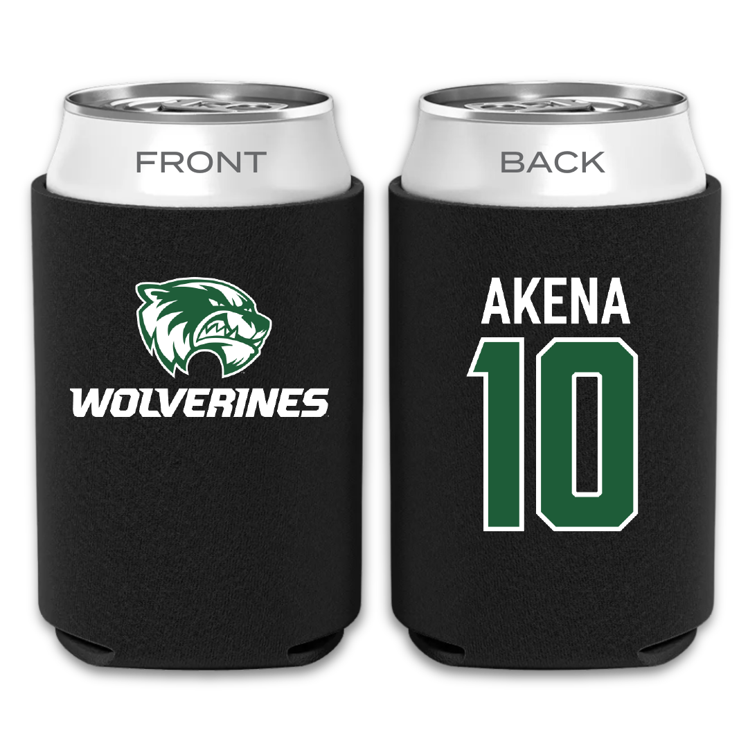 Utah Valley University Basketball Black Can Cooler - #10 Simon Akena