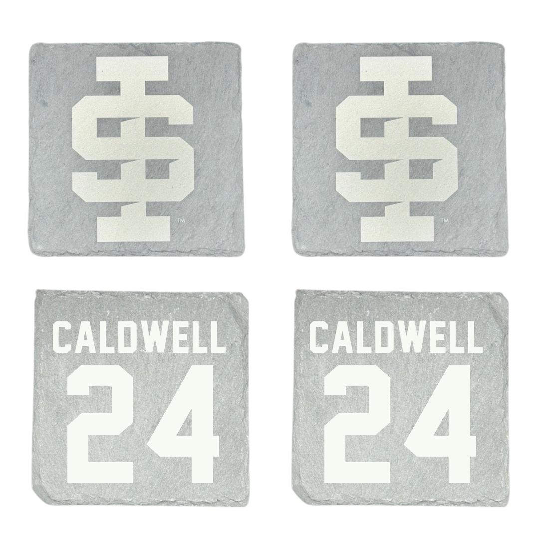 Idaho State University Basketball Stone Coaster (4 Pack)  - #24 Aspen Caldwell