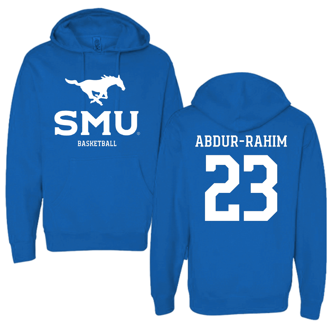 Southern Methodist University Basketball (W) Blue Hoodie - #23 Amirah Abdur-Rahim