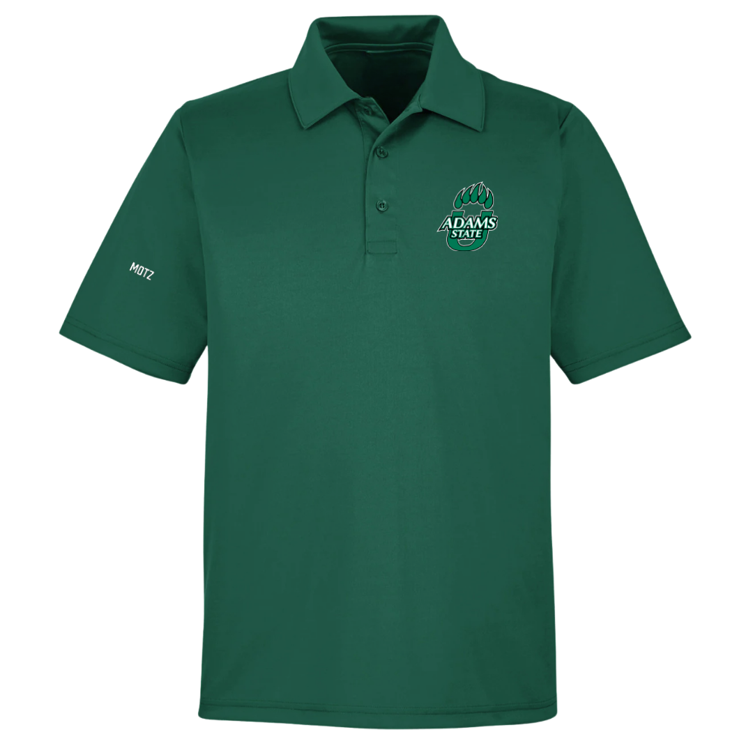 Adams State University Football Forest Green Polo - Michael Motz