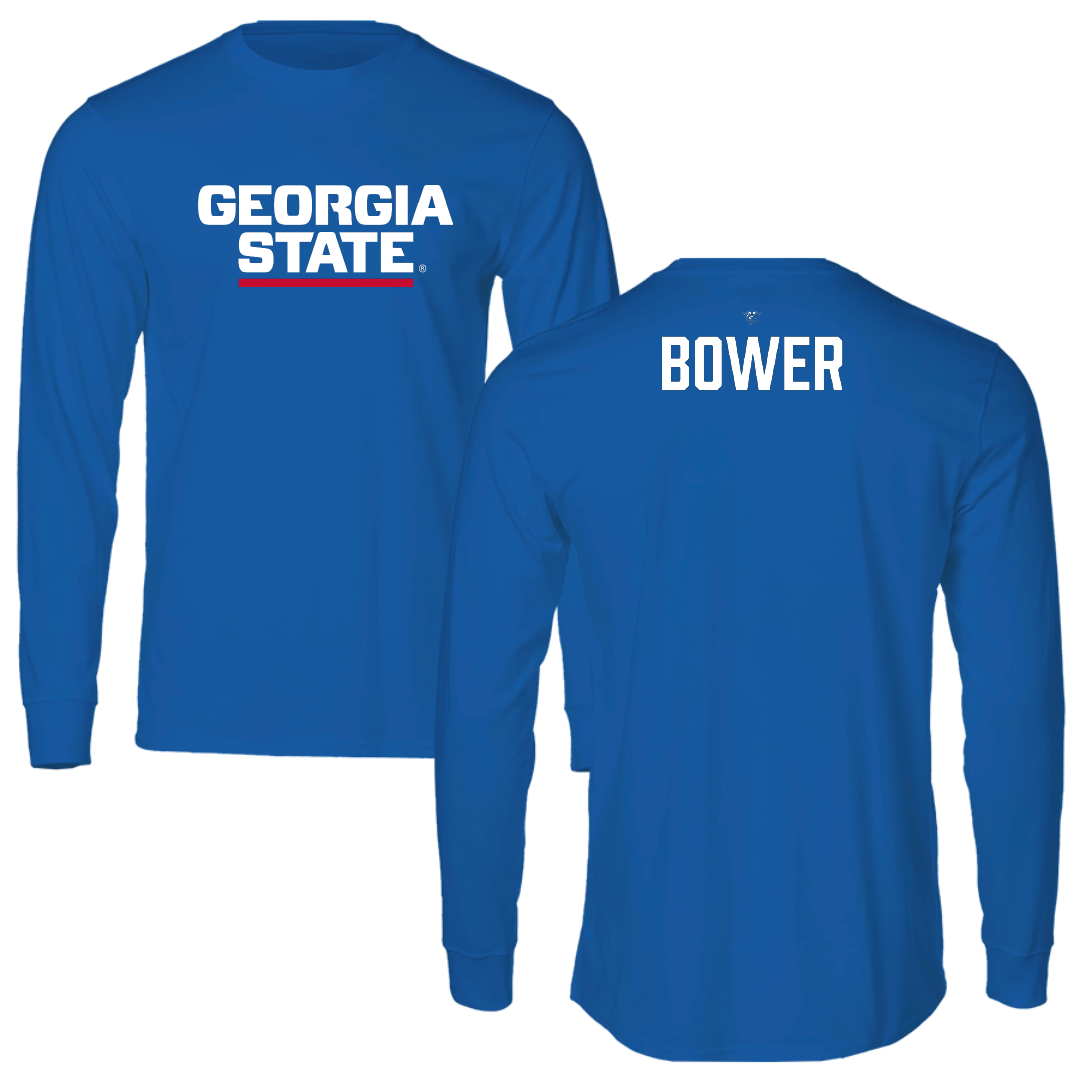 Georgia State University Softball Blue Long Sleeve - Briana Bower