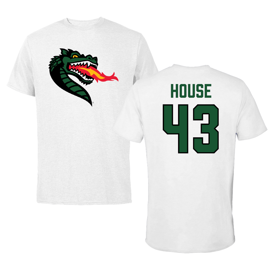 University of Alabama at Birmingham Baseball White Performance Tee - #43 Brooks House