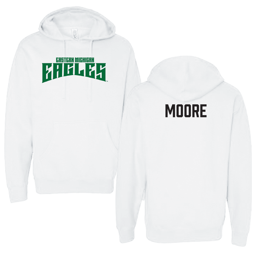 Eastern Michigan University Rowing White Classic Hoodie - Kendall Moore