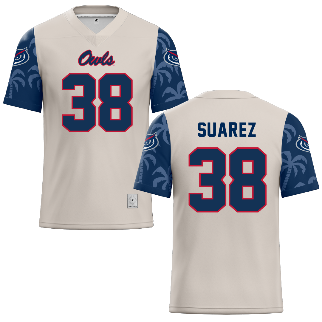 Florida Atlantic University Sand Football Jersey - #38 Morgan Suarez