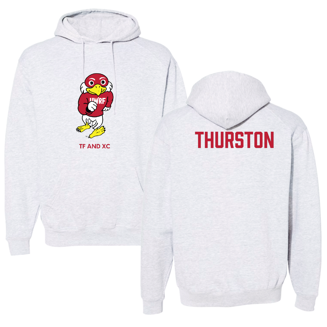 University of Wisconsin-River Falls TF and XC Light Gray Hoodie - Bella Thurston