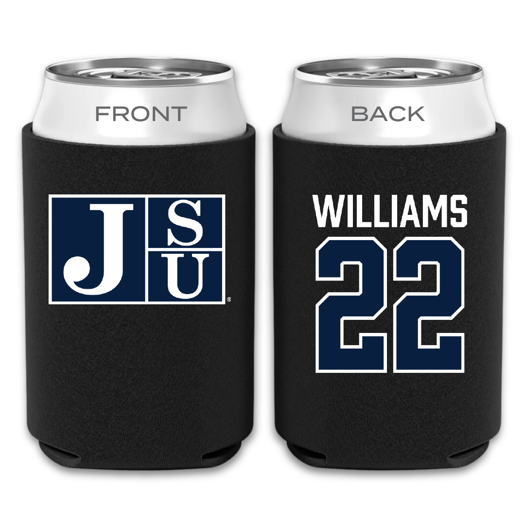 Jackson State University Baseball Black Can Cooler - #22 Isaiah Williams