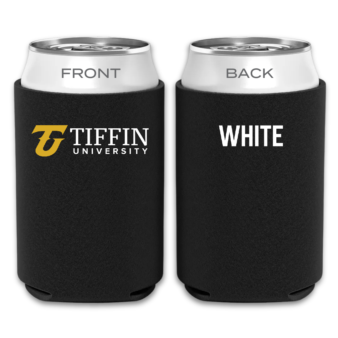 Tiffin University TF and XC Black Can Cooler - Jaylen White