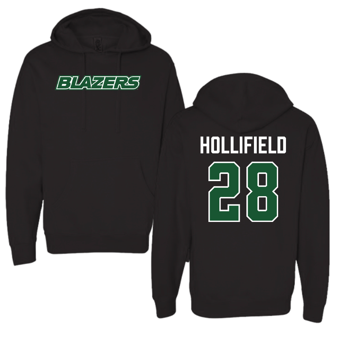 University of Alabama at Birmingham Baseball Black Hoodie - #28 Nicholas Hollifield