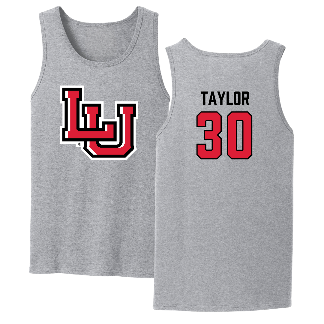 Lamar University Basketball Sport Gray Tank Top - #30 R'Mani Taylor