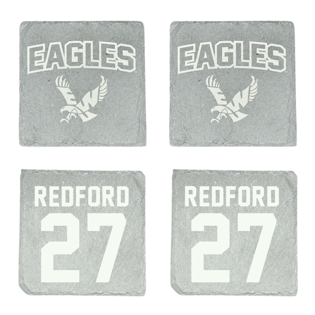 Eastern Washington University Football Stone Coaster (4 Pack)  - #27 Isaac Redford
