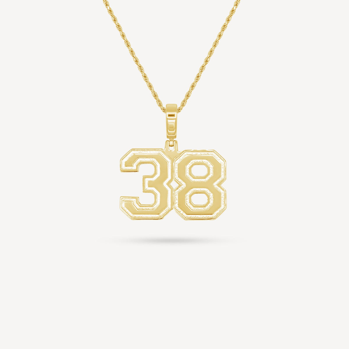 Gold Presidents Pendant and Chain - #38 Brandon Eldridge