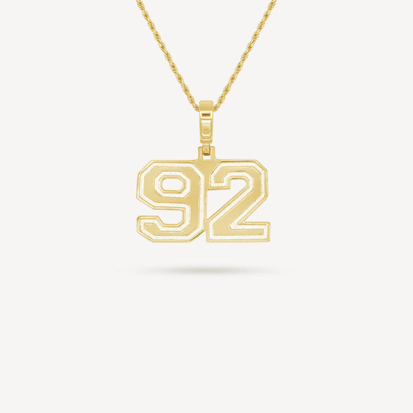 Gold Presidents Pendant and Chain - #92 Brandon Smiley