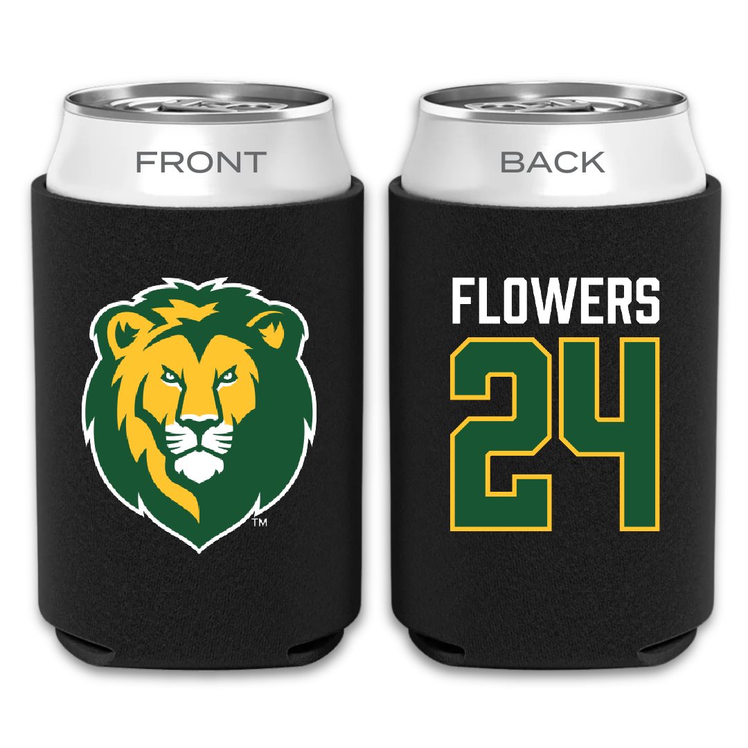 Southeastern Louisiana University Basketball Black Can Cooler - #24 Dijone' Flowers