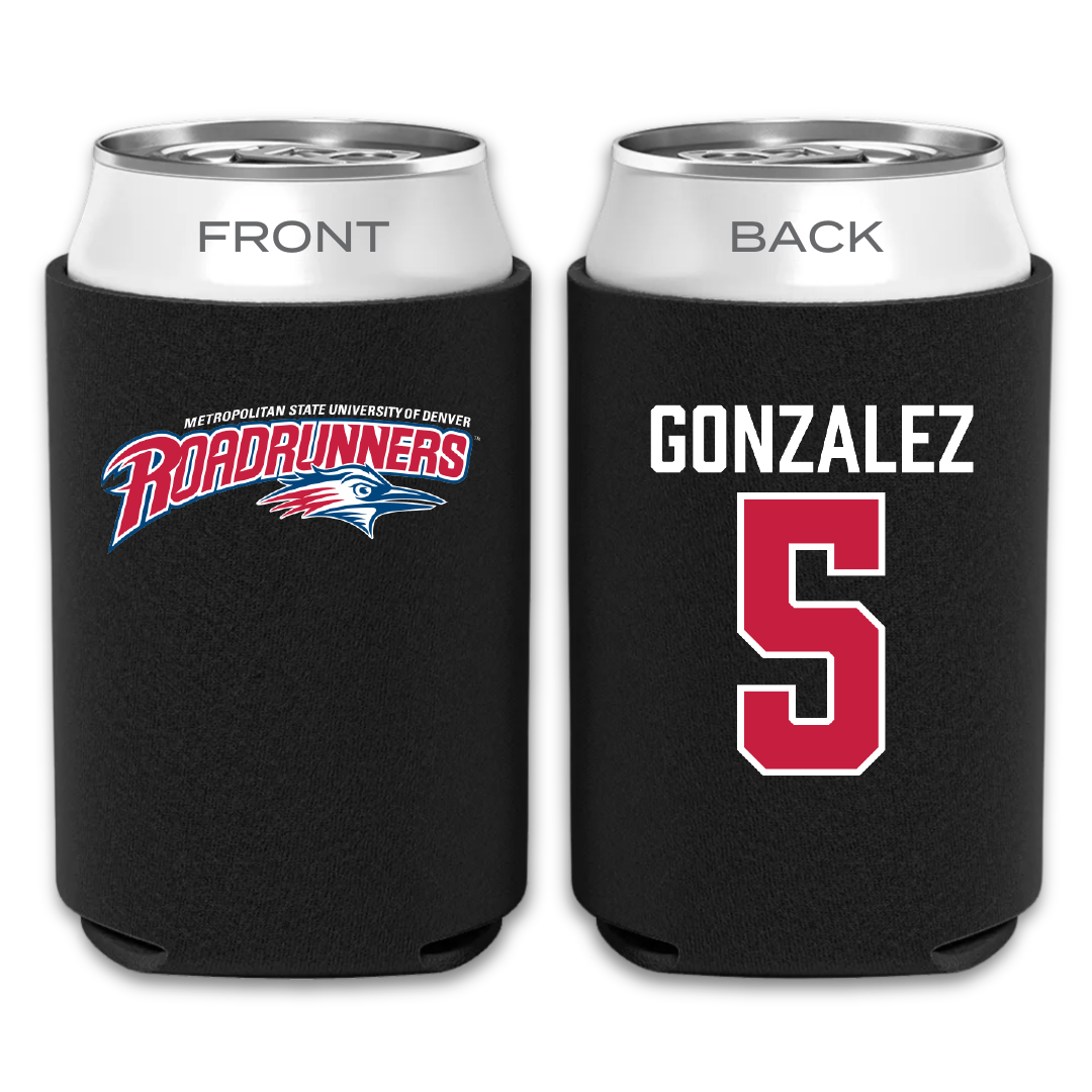 Metropolitan State University of Denver Soccer Black Can Cooler - #5 Meg Gonzalez