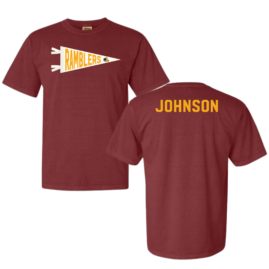 Loyola University-Chicago TF and XC Maroon Pennant Comfort Colors Tee - Jayla Johnson